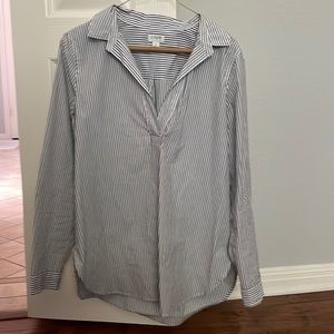 J. Crew pinstripe blouse